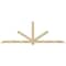 Ekena Millwork Kennewick Rough Sawn Timber Gable Bracket, Douglas Fir, 108"W x 36"H x 4"D x 4"F, 8/12 Pitch GBW108X36X0404KEN00RDF - alternate 1